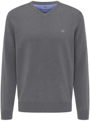 Strickpullover mit V-Ausschnitt