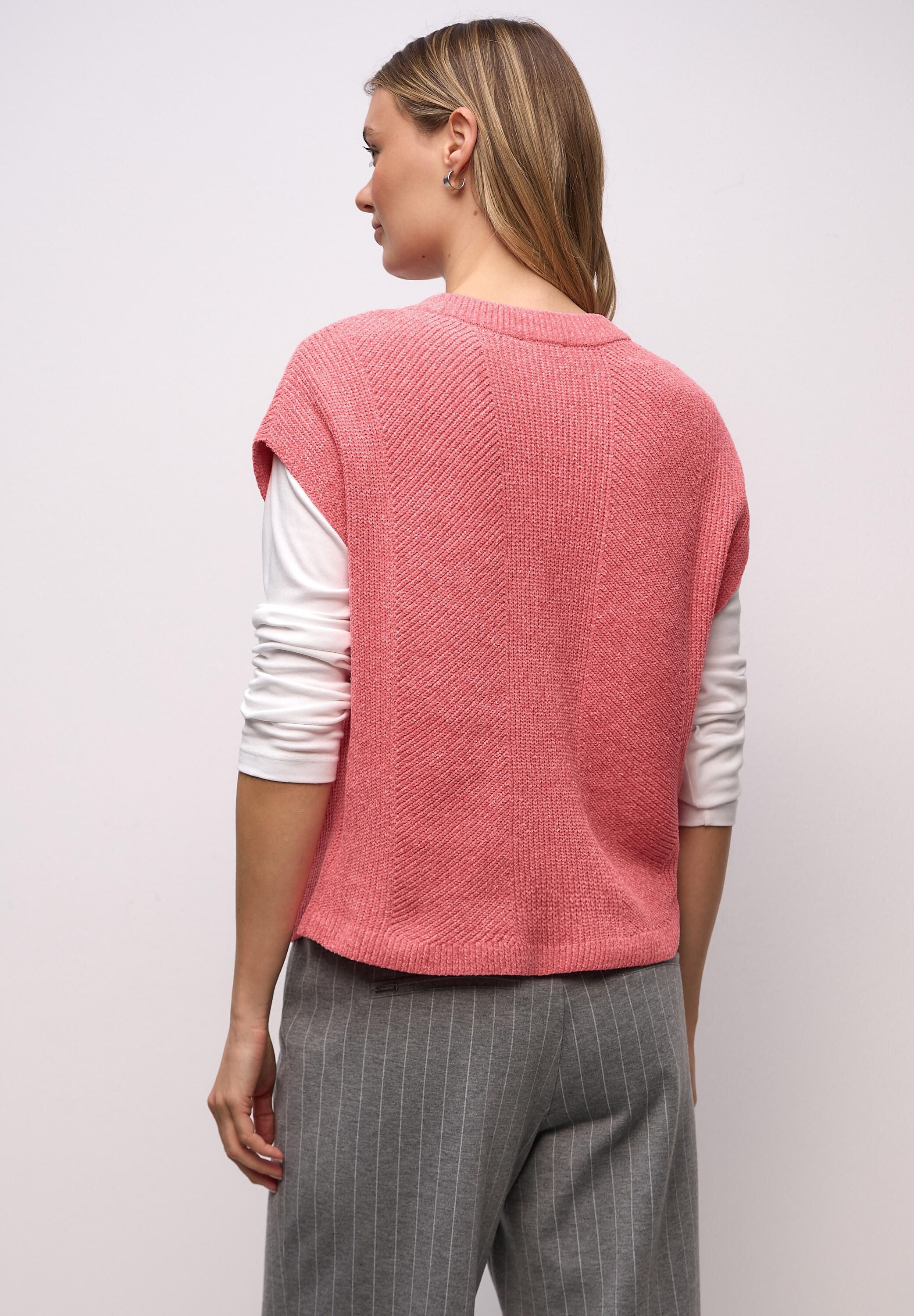 Strickpullunder mit Rundhalsausschnitt