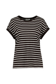 T-Shirt gestreift aus Baumwollmix