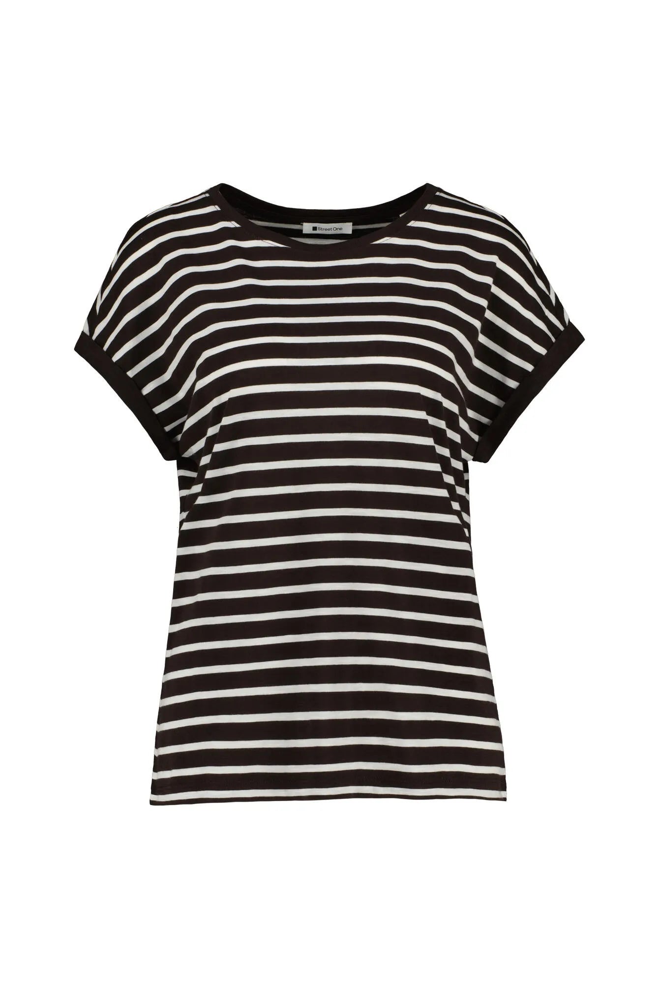 T-Shirt gestreift aus Baumwollmix
