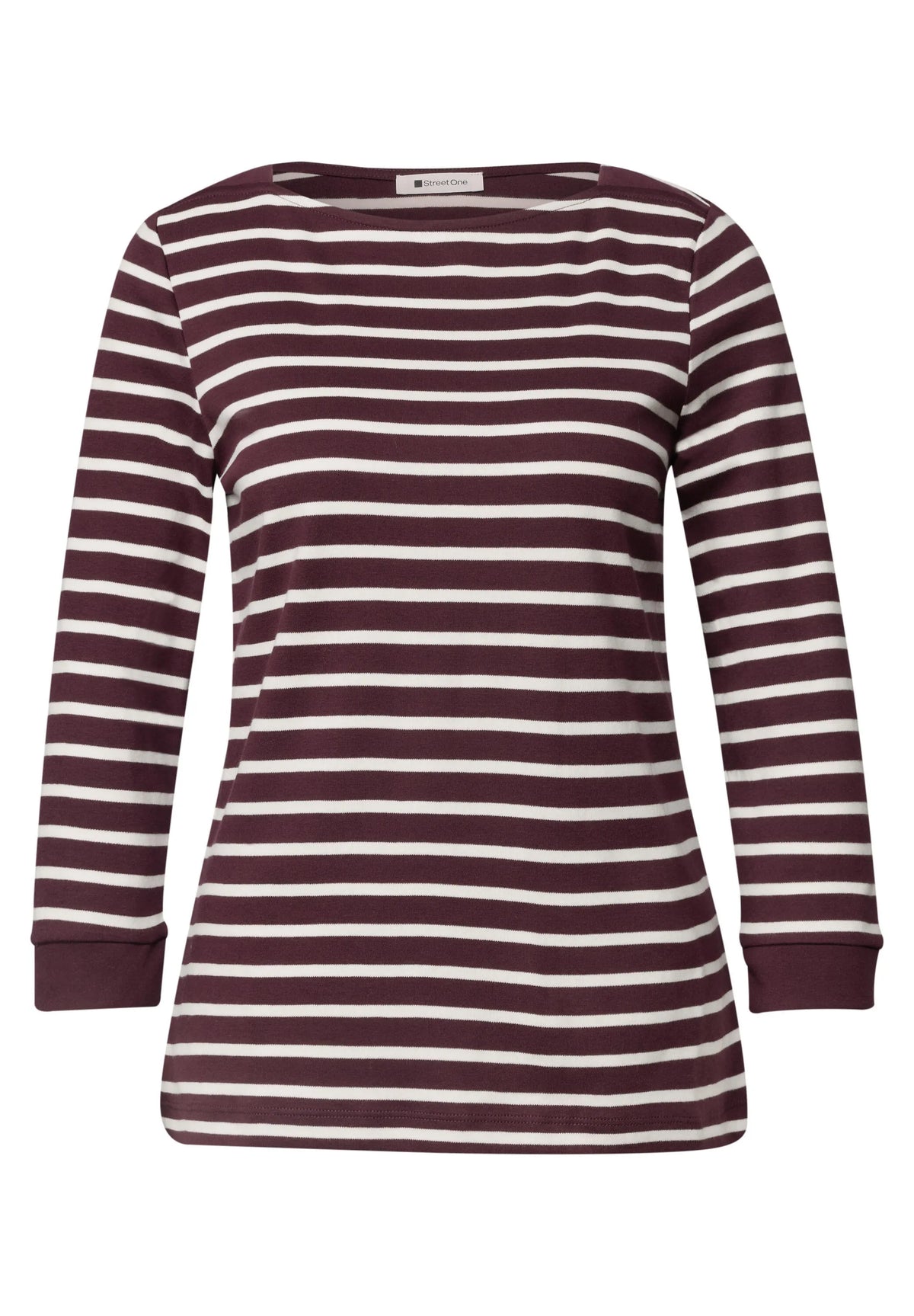 3/4-Arm Shirt mit Streifen