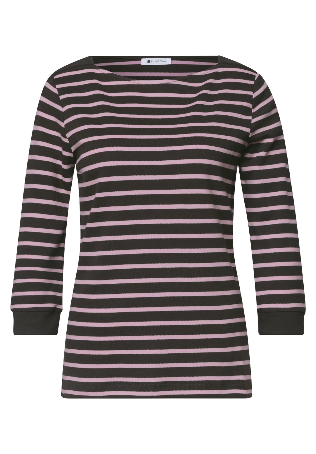 3/4-Arm Shirt mit Streifen