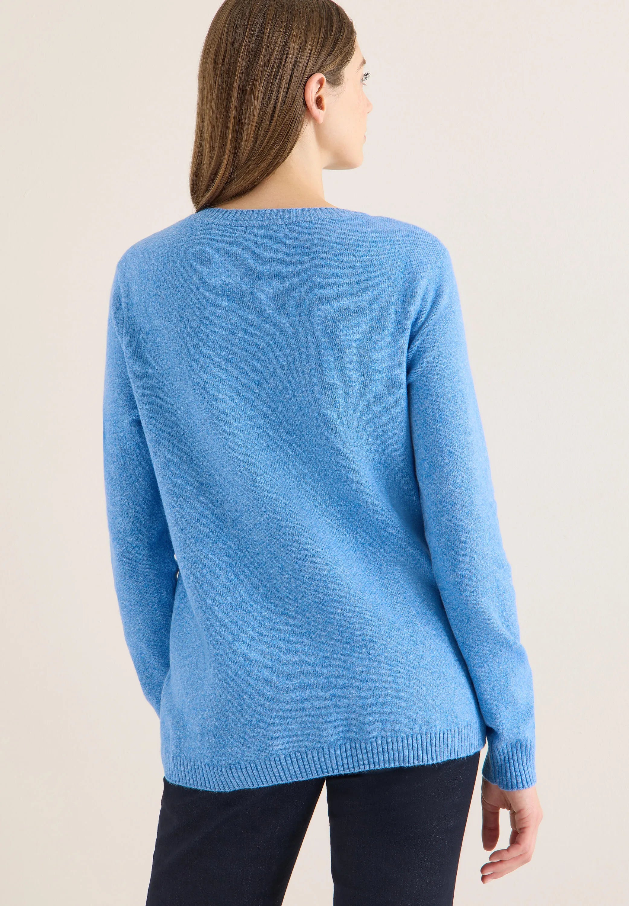 Strickpullover aus Baumwollmix