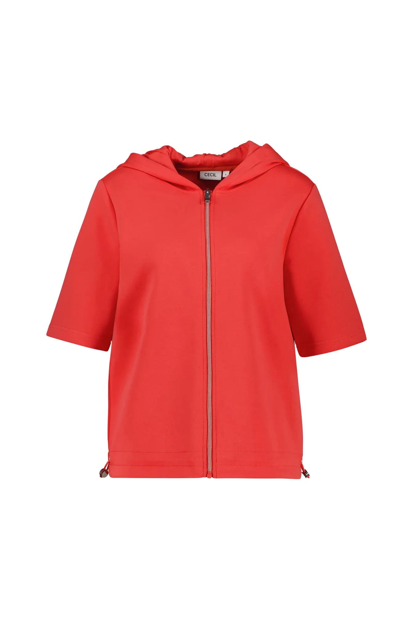 Sweatshirtjacke aus Baumwollmix
