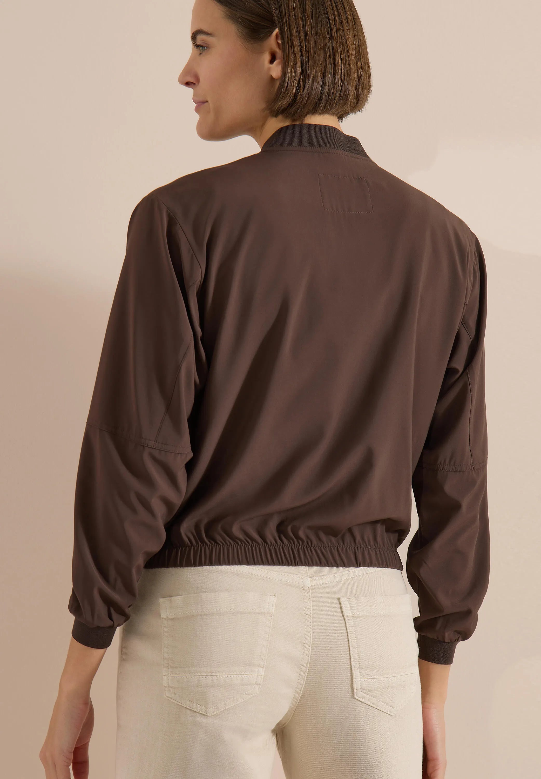 Blouson mit Bündchenkragen