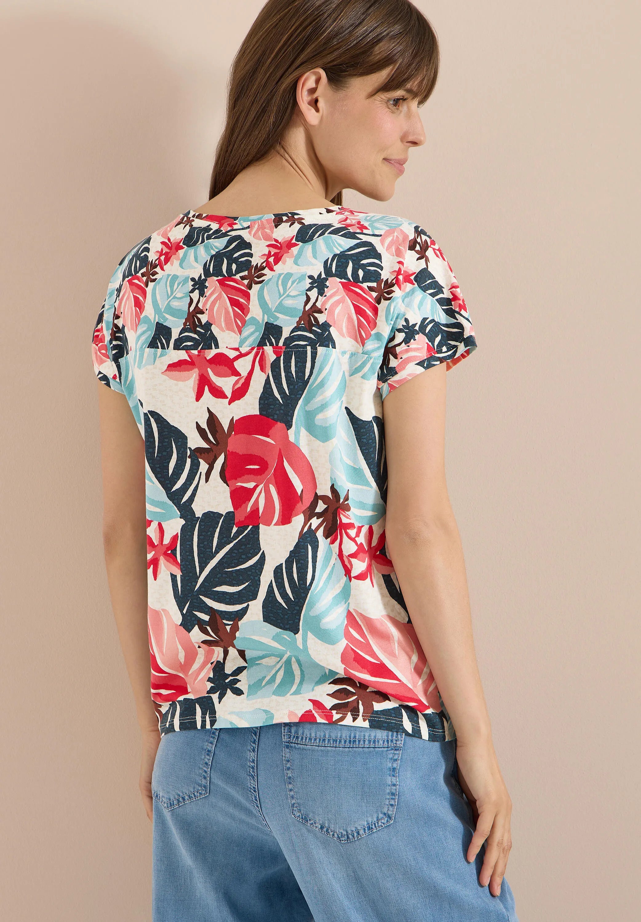 T-Shirt aus Baumwollmix