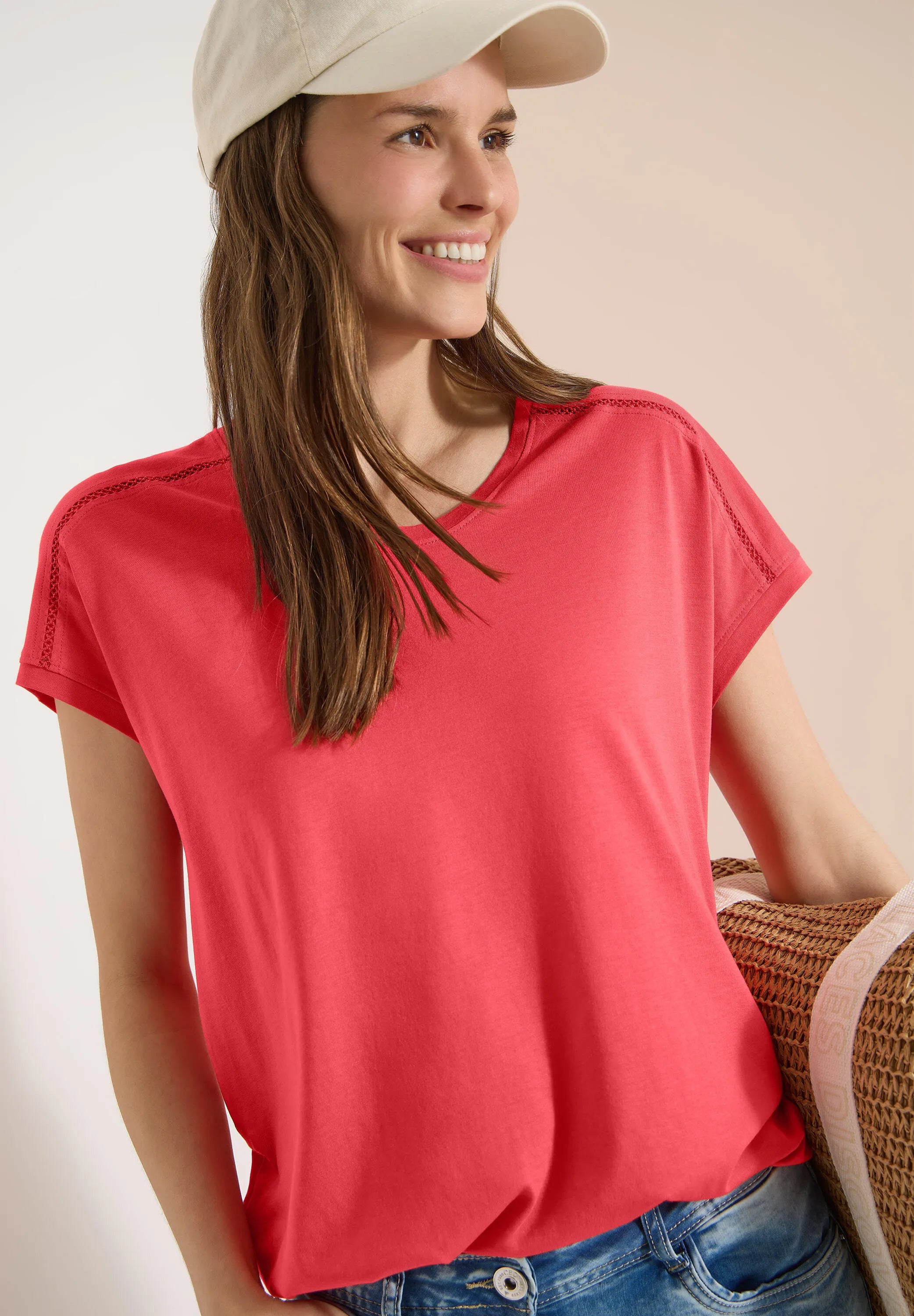 T-Shirt aus Baumwollmix