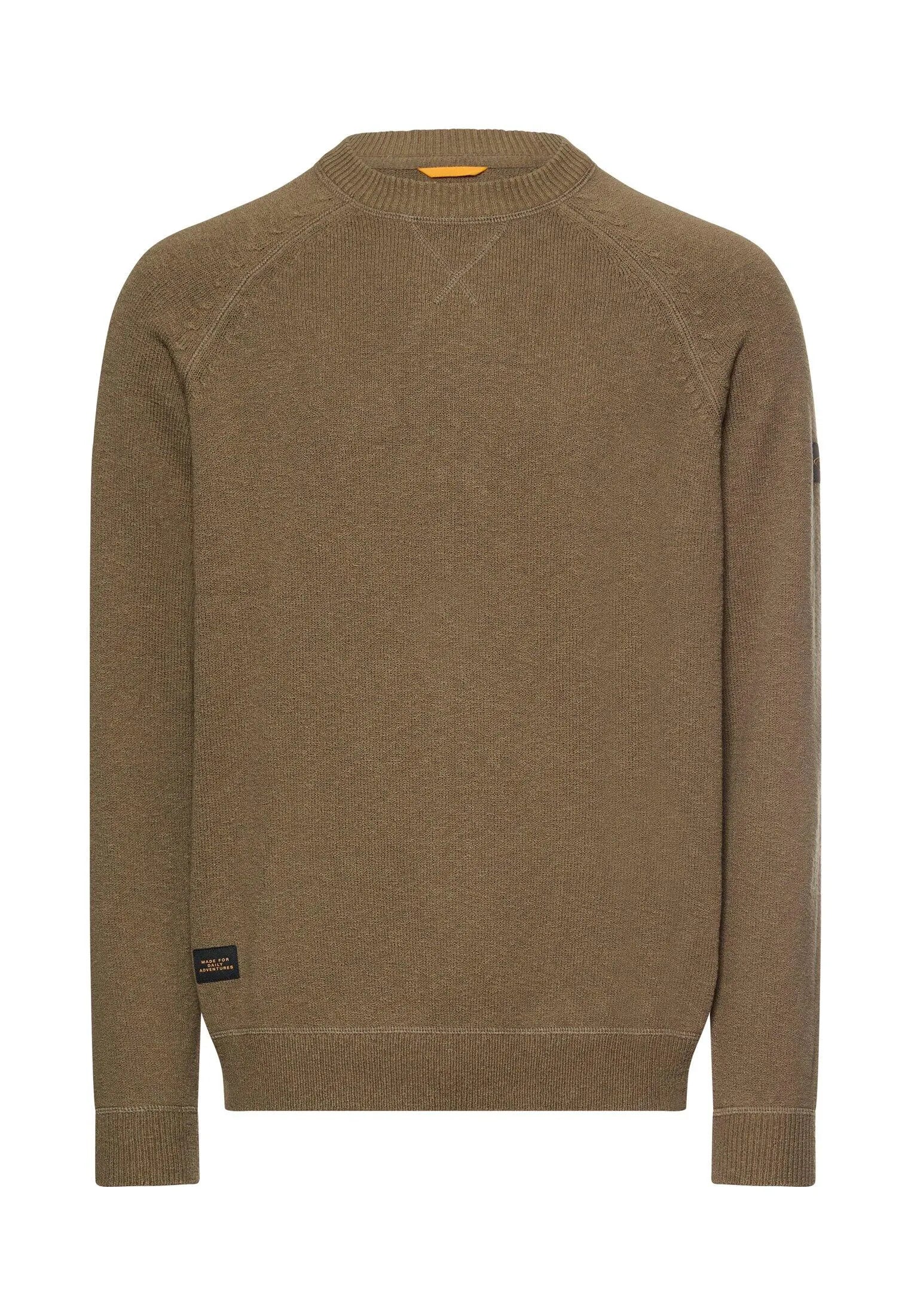 Strickpullover aus Baumwollmix