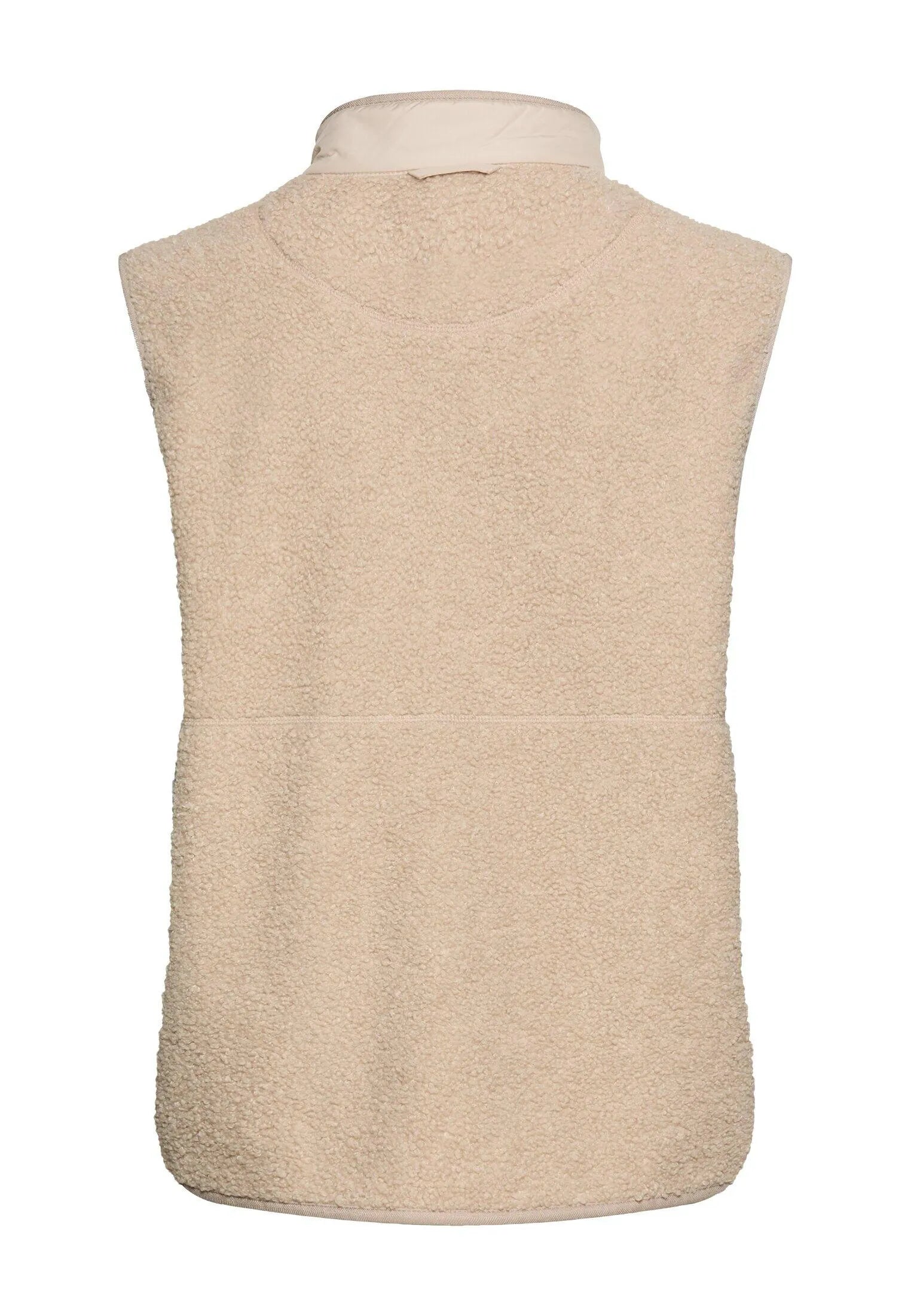 Teddyweste mit Stehkragen