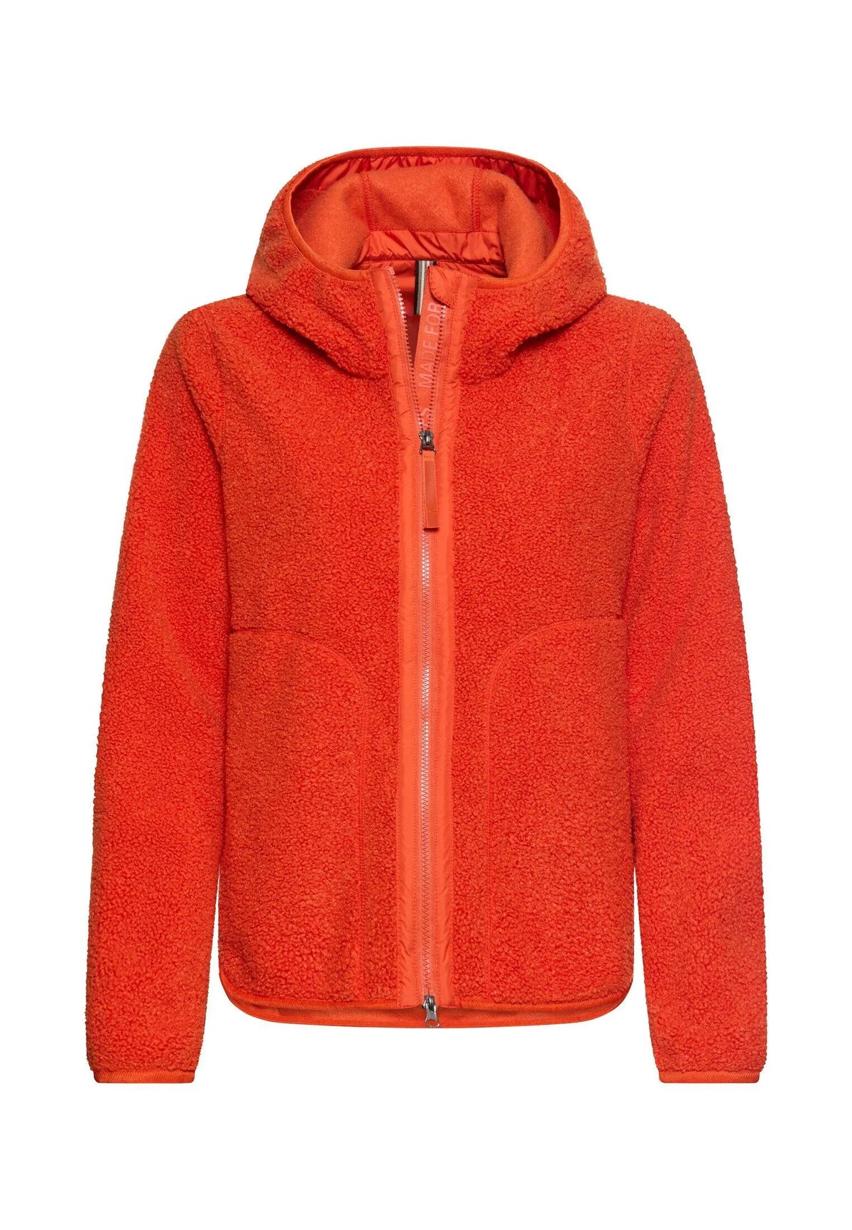 Teddyjacke mit Kapuze