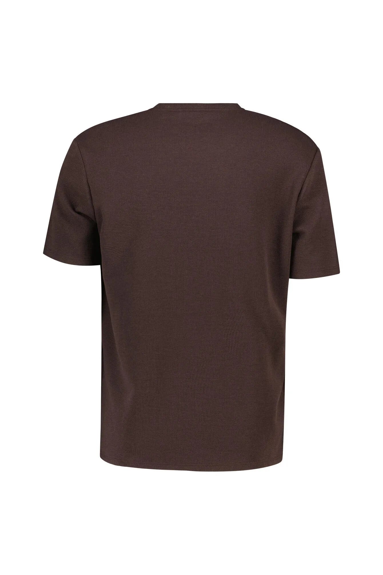 Pyjama-Shirt in Waffelstruktur