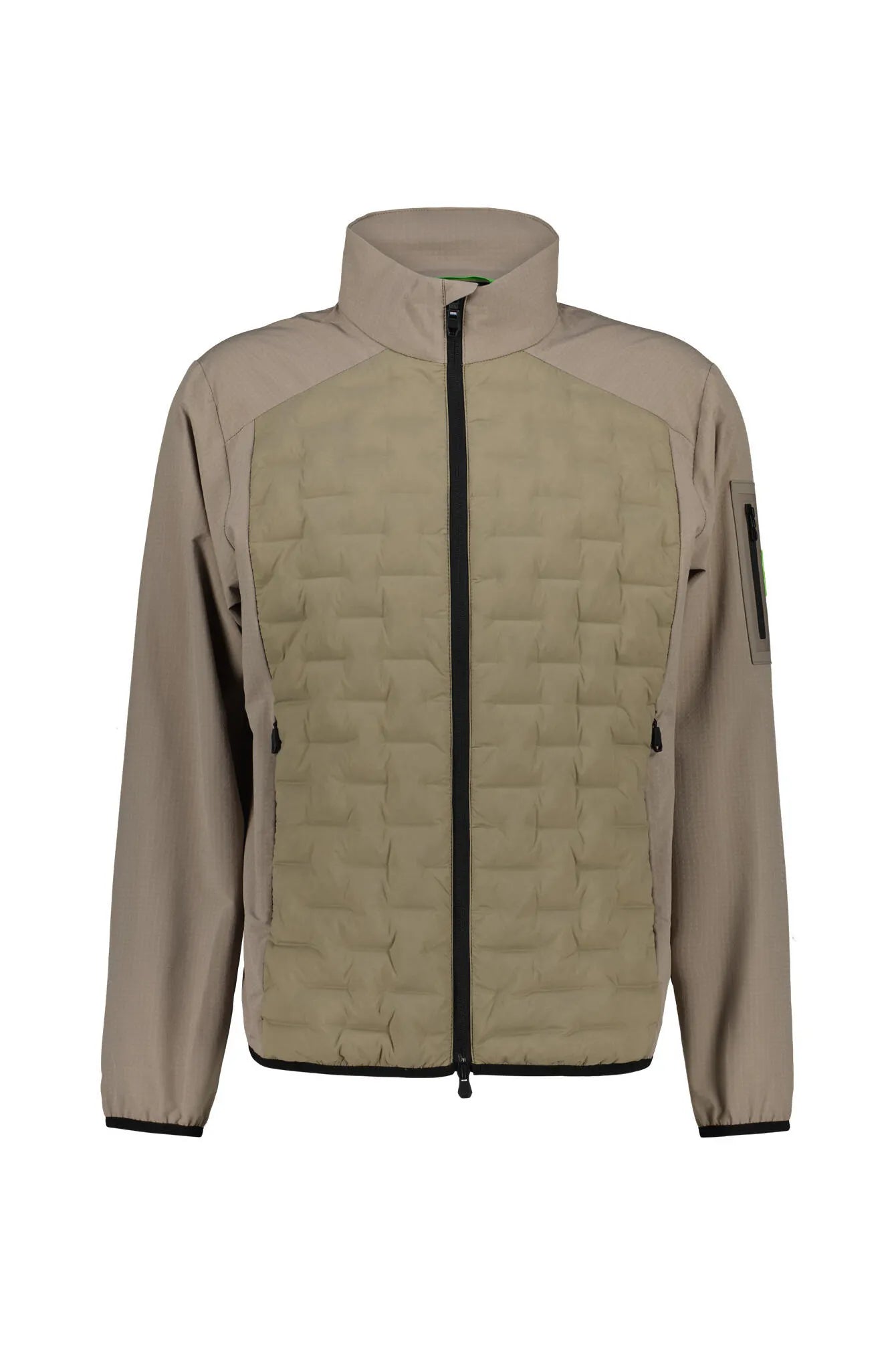 Hybrid-Daunenjacke mit Stehkragen