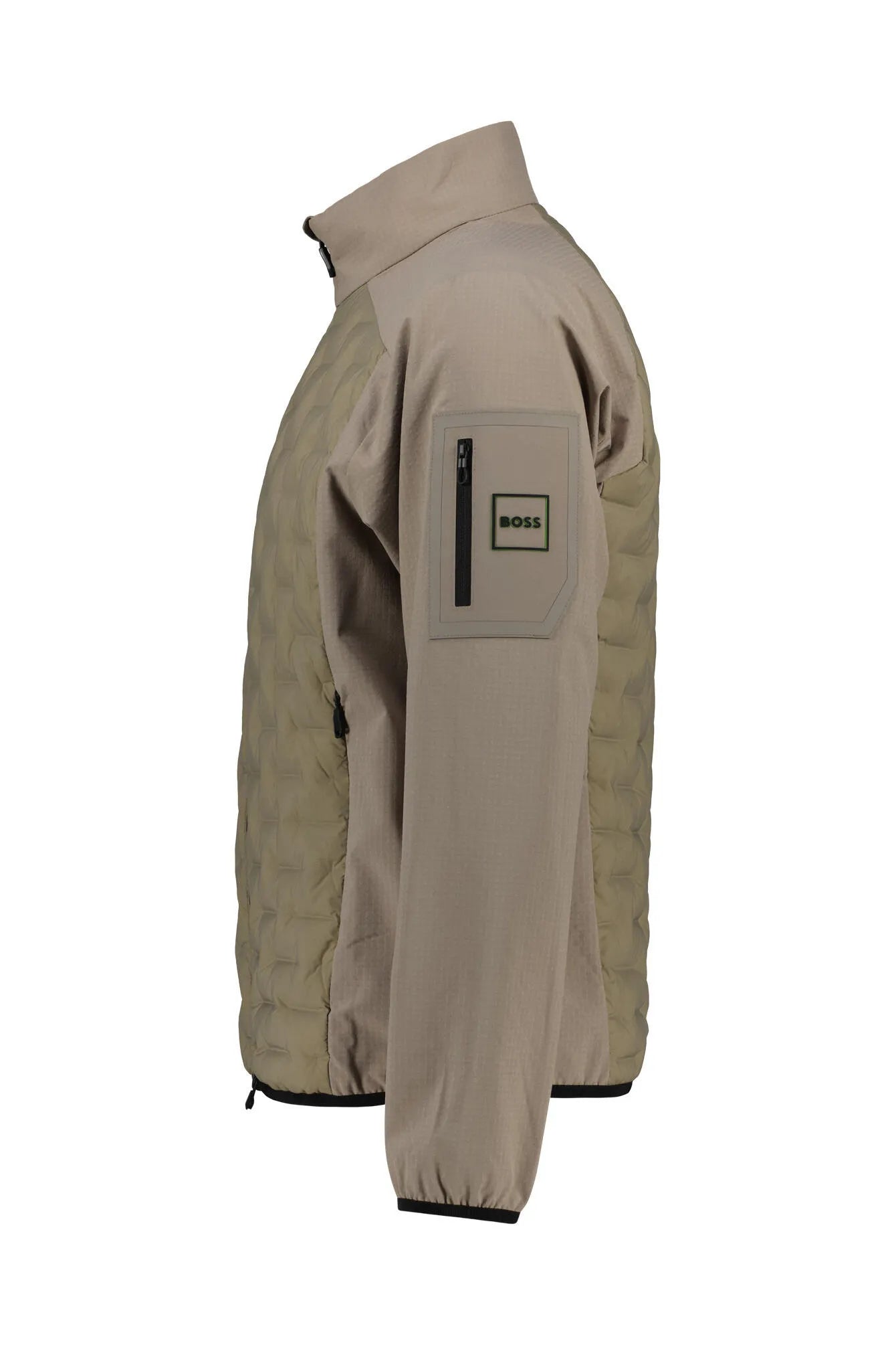 Hybrid-Daunenjacke mit Stehkragen