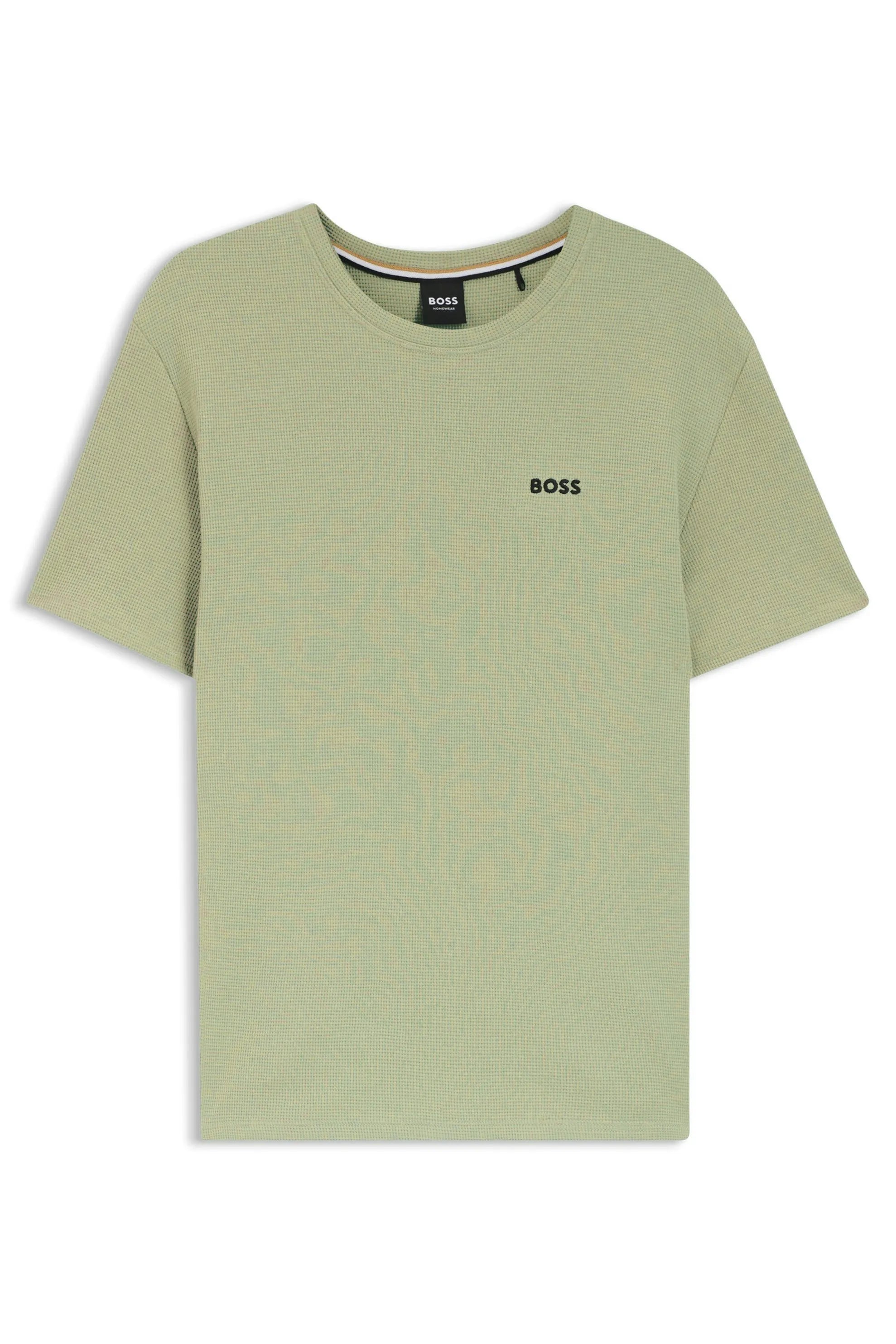Pyjama-Shirt in Waffelstruktur