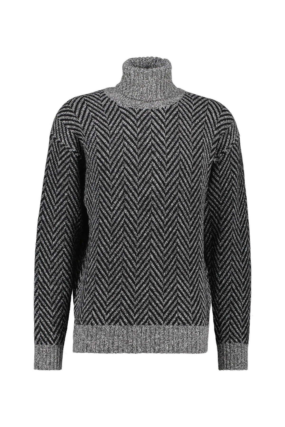 Rollkragenpullover aus Wollmix