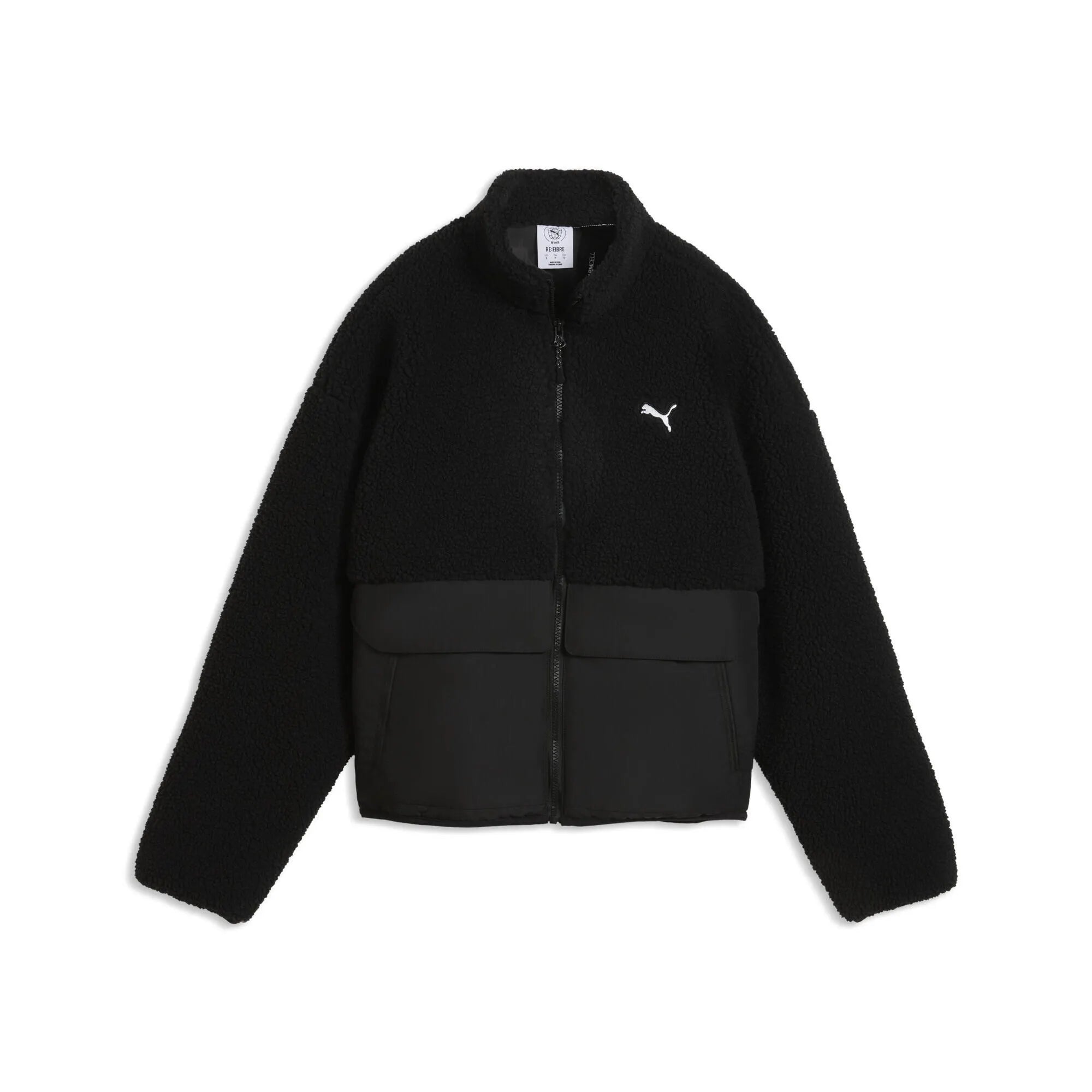 Fleecejacke in Teddy-Optik