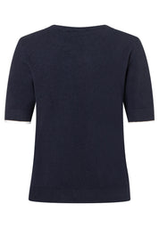 Strick-T-Shirt aus Viskosemix