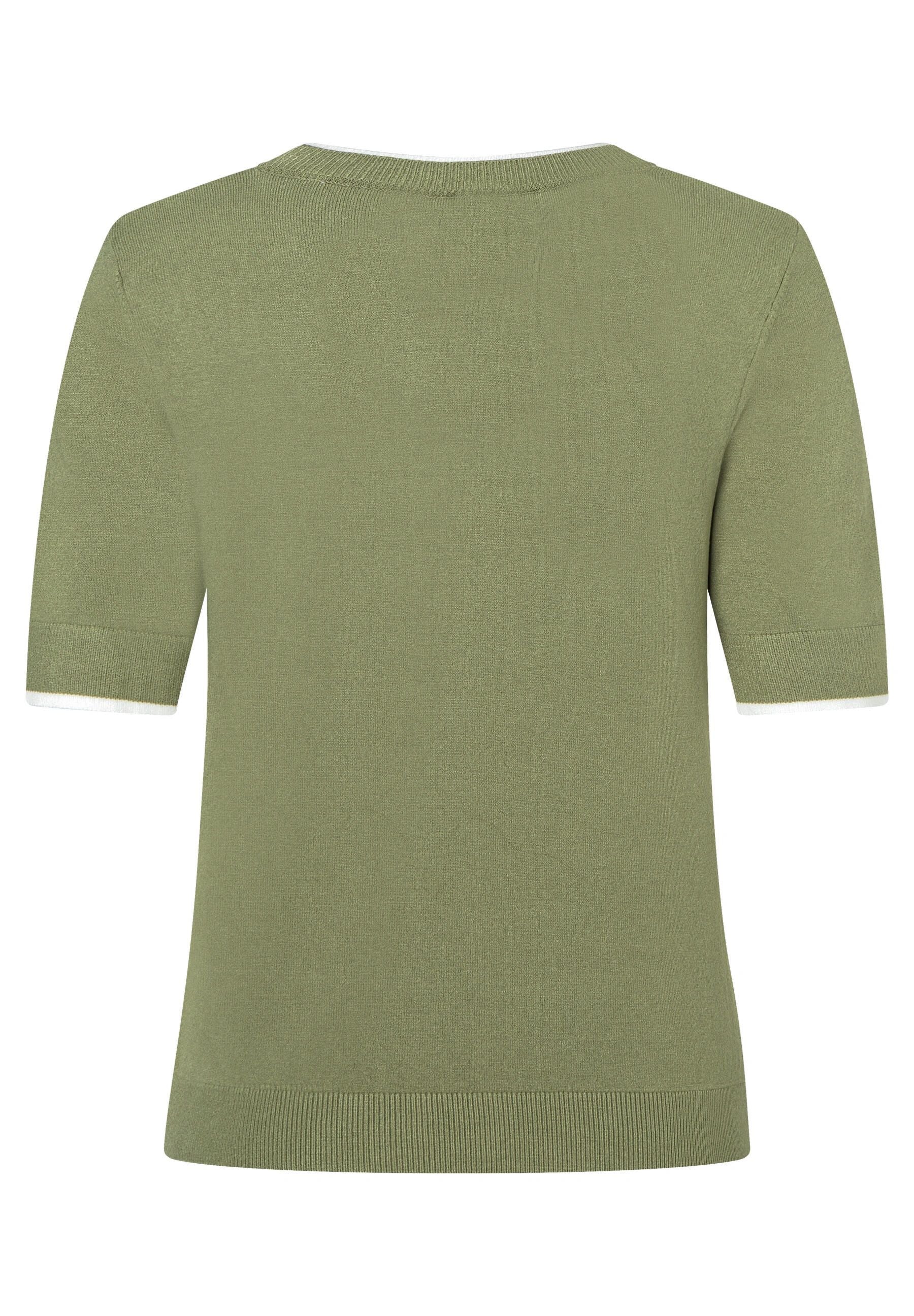 Strick-T-Shirt aus Viskosemix