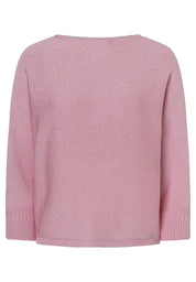 Strickpullover mit U-Boot-Ausschnitt