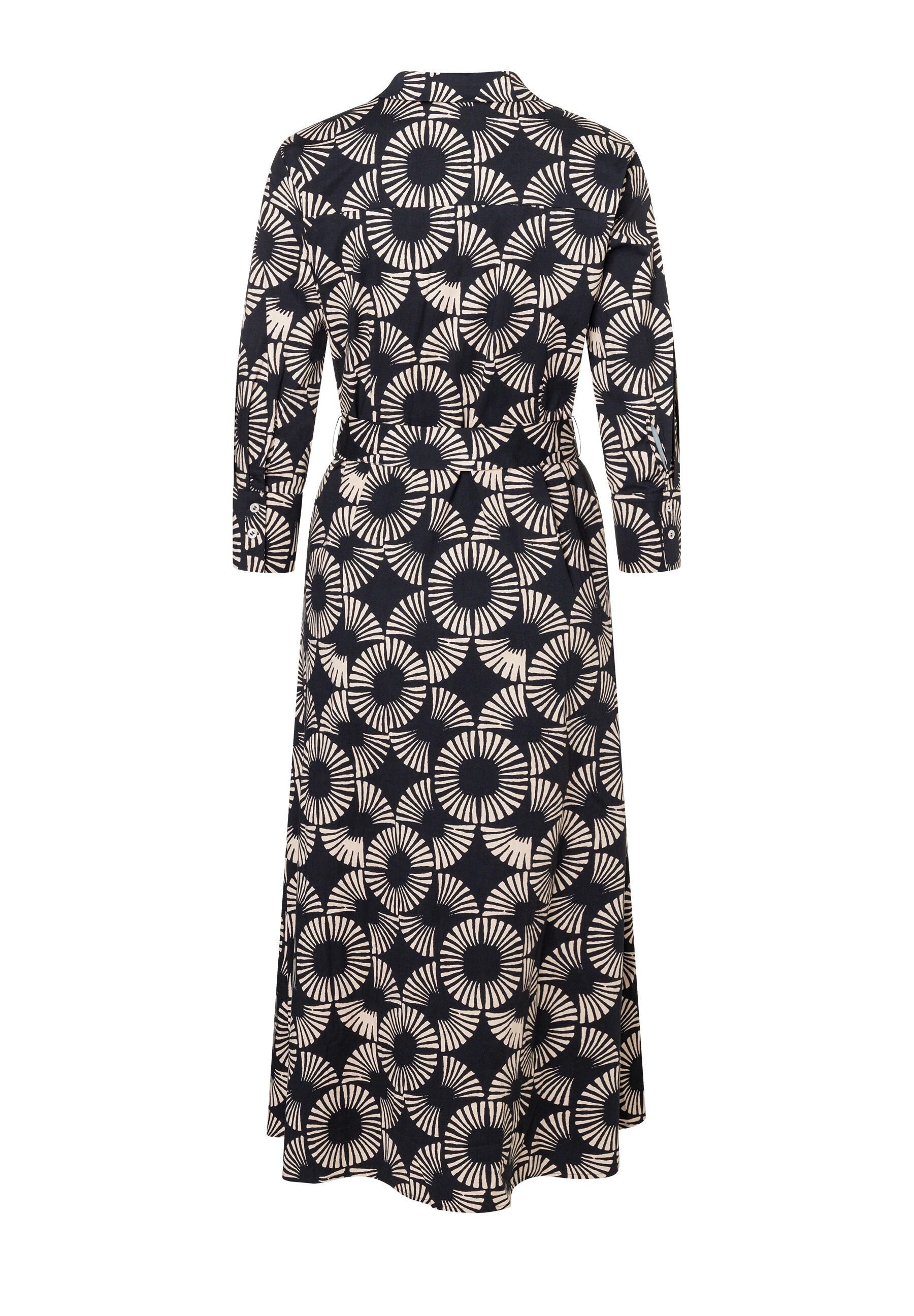Hemdblusenkleid Maxi aus Baumwolle