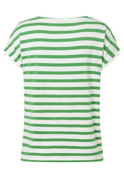 T-Shirt gestreift aus Viskose