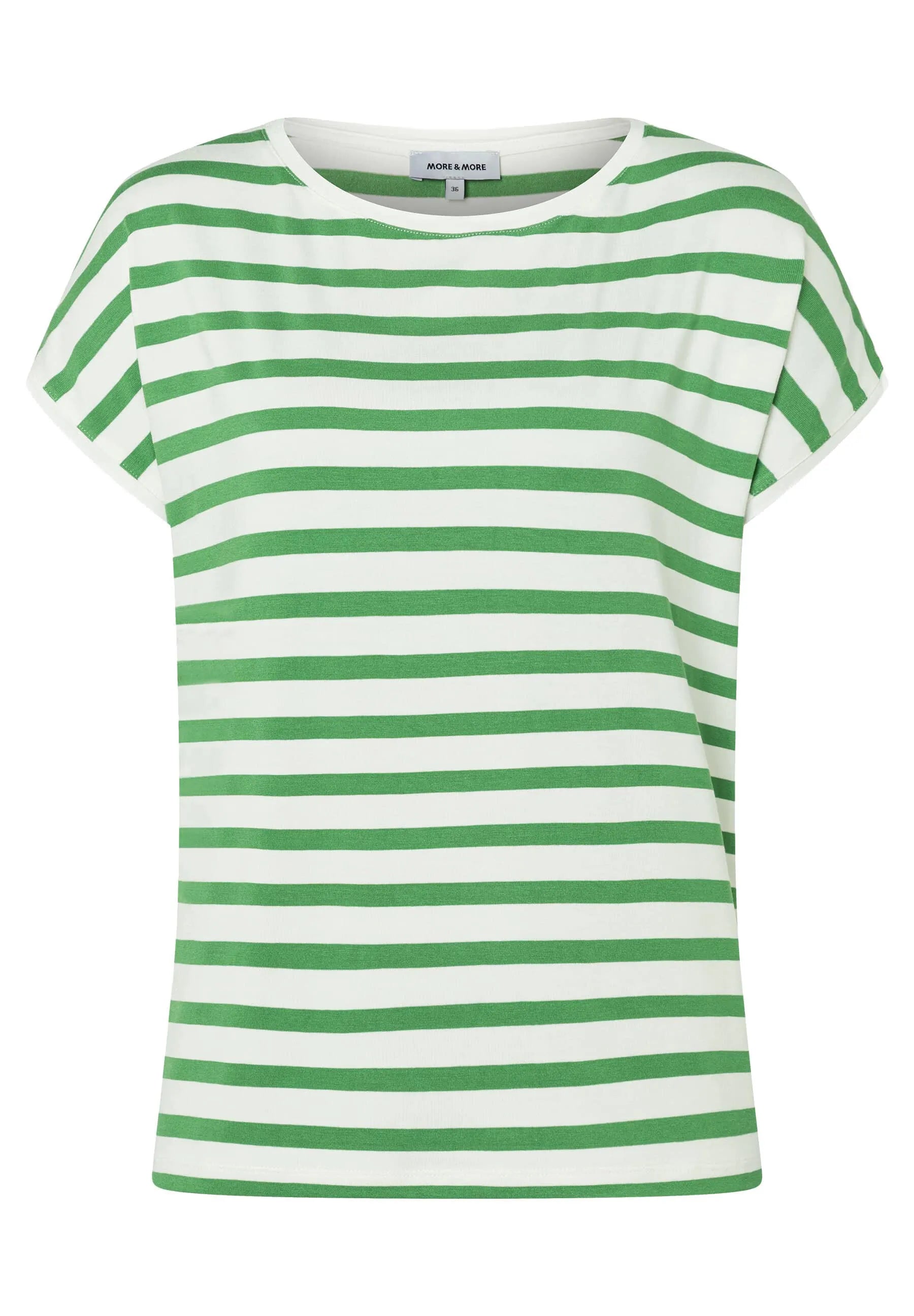 T-Shirt gestreift aus Viskose