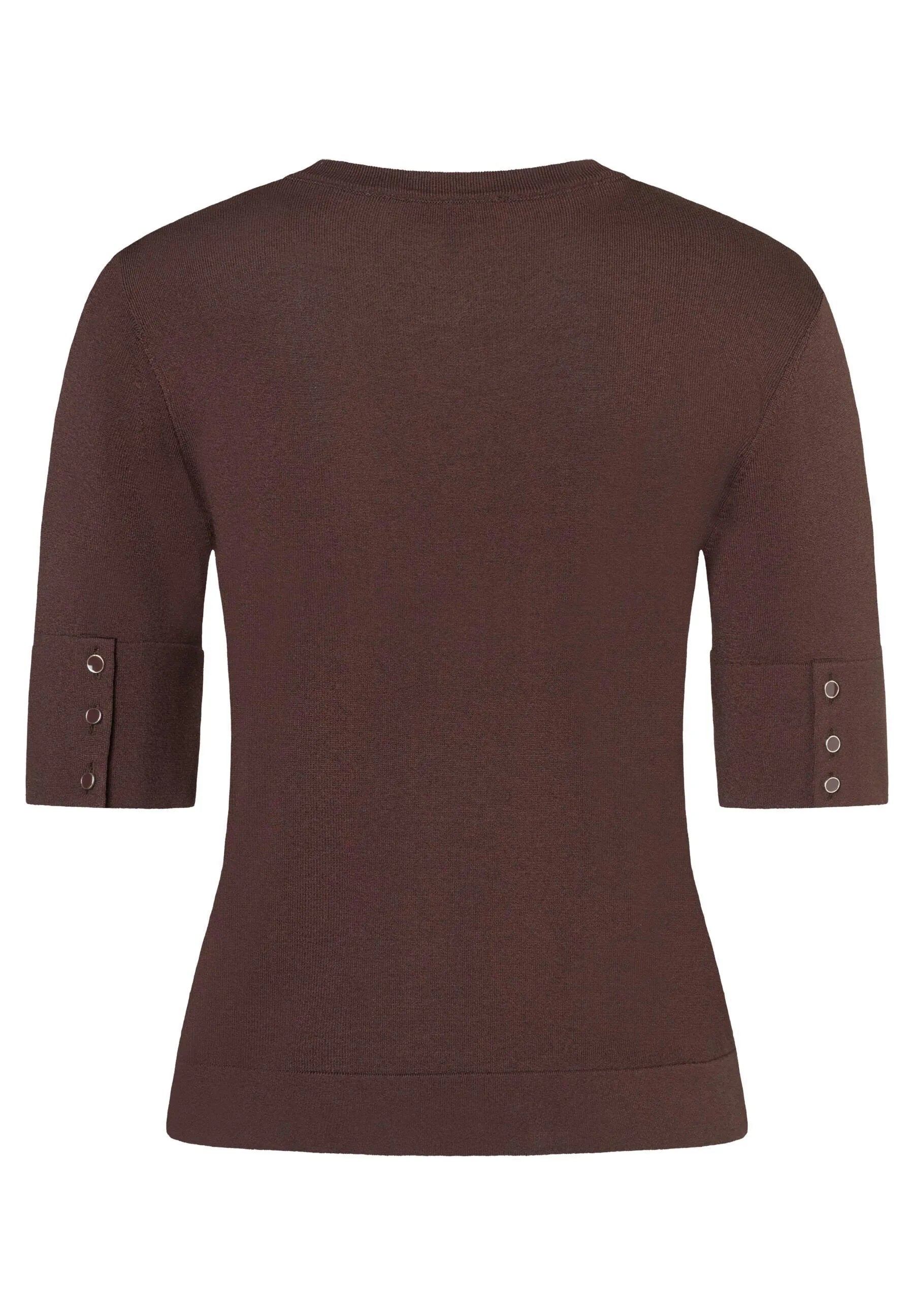 Strick-T-Shirt aus Viskosemix