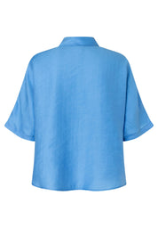 Hemdbluse aus Lyocellmix