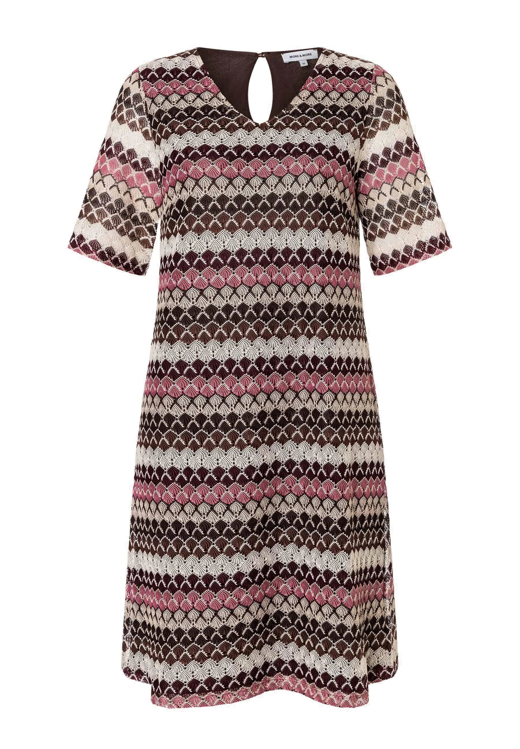 Freizeitkleid Midi gemustert