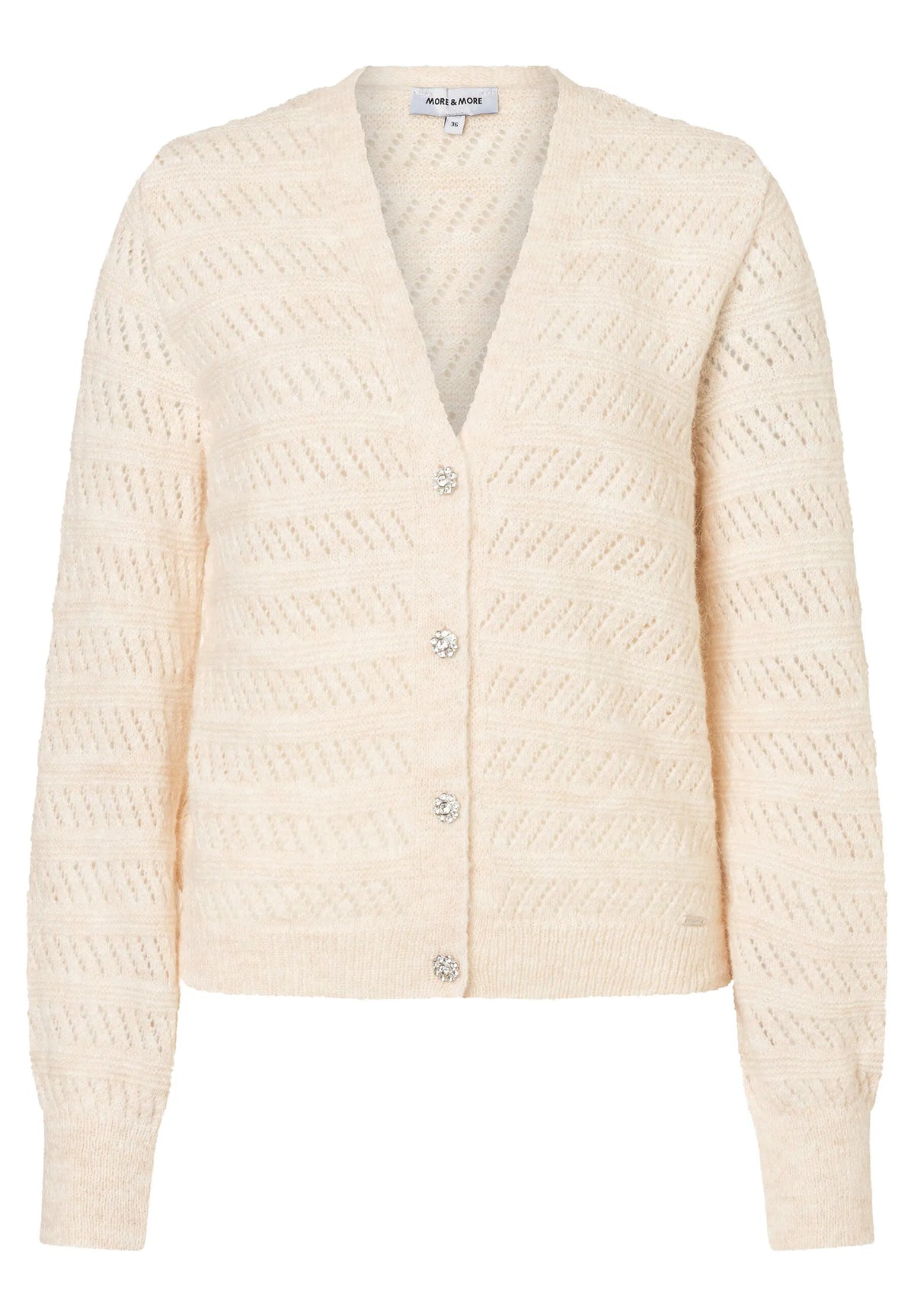 Strick-Cardigan aus Wollmix
