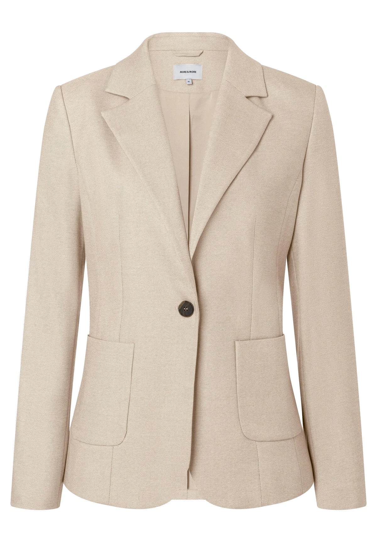 Blazer mit aufgesetzten Taschen