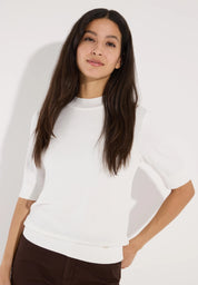 Strick-T-Shirt aus Viskose