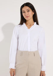 Bluse aus Baumwollmix