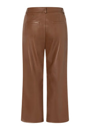 Culotte Wide Leg aus Kunstleder