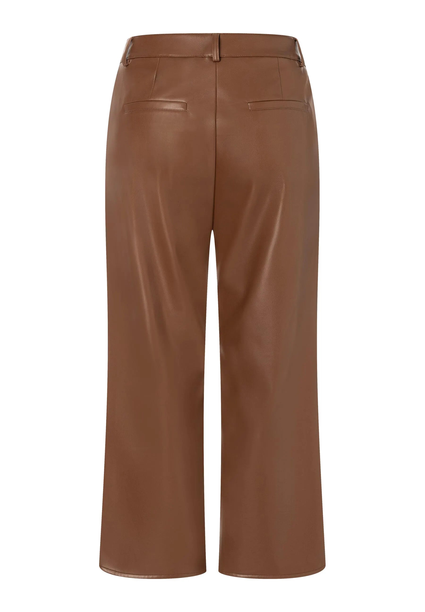 Culotte Wide Leg aus Kunstleder