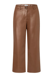 Culotte Wide Leg aus Kunstleder