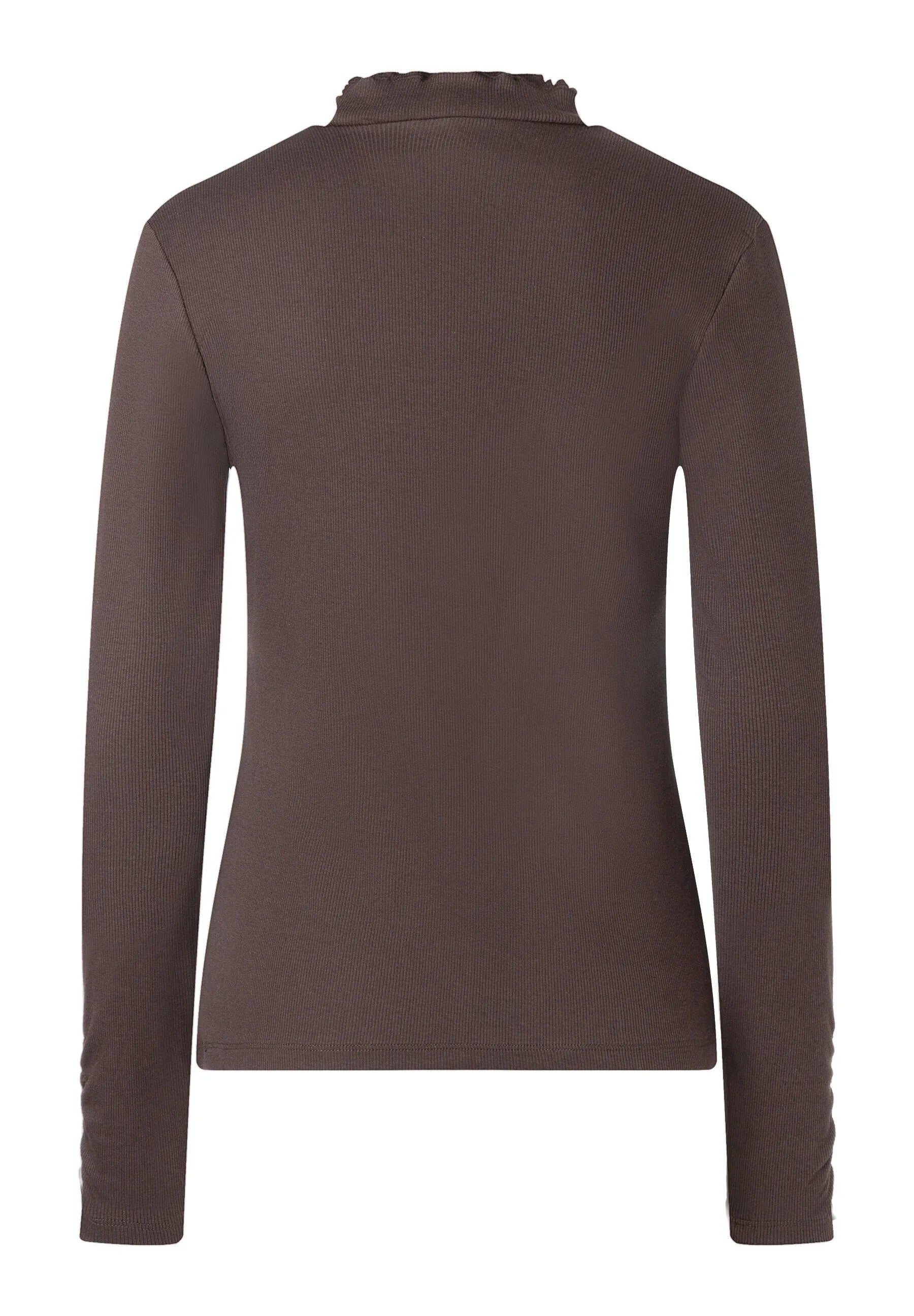 Langarmshirt gerippt