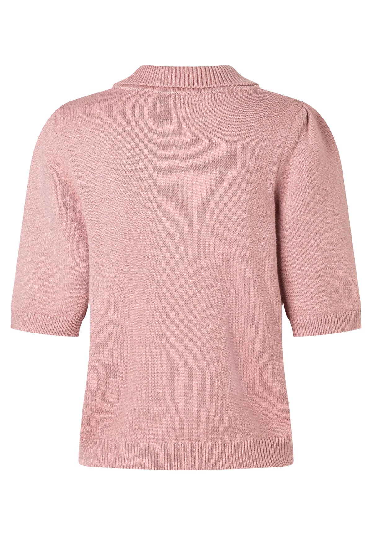 Strickpolo aus Viskosemix