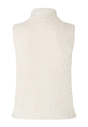 Strickweste mit Stehkragen