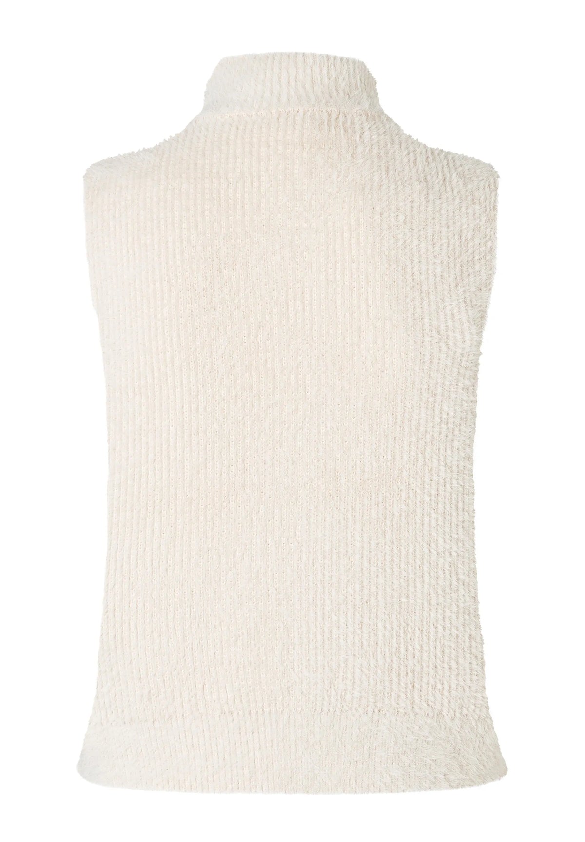 Strickweste mit Stehkragen