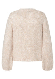 Strickpullover mit weiten Ärmeln