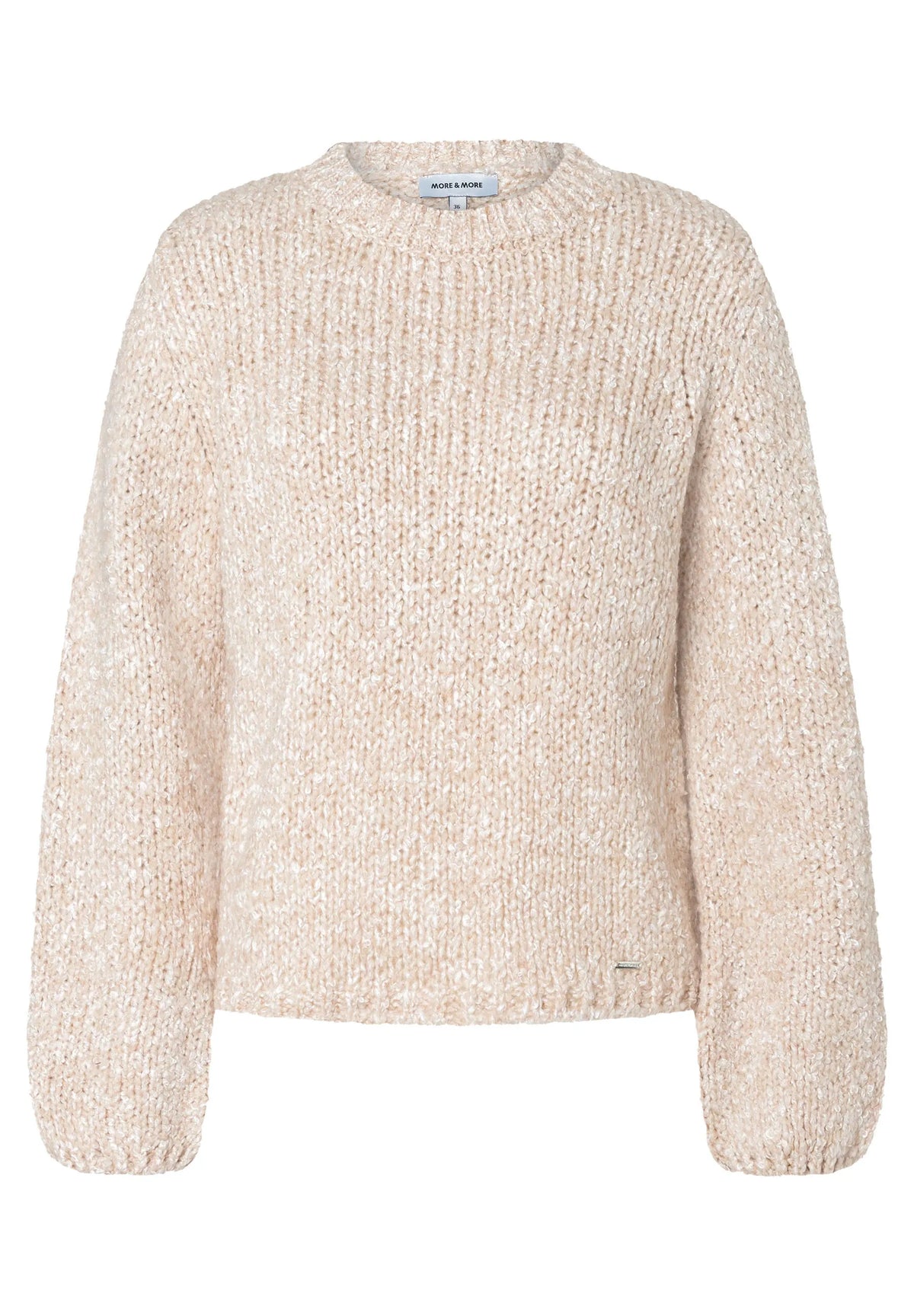 Strickpullover mit weiten Ärmeln