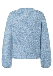 Strickpullover mit weiten Ärmeln