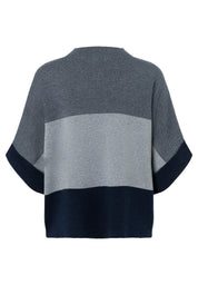 Strick-T-Shirt aus Viskosemix