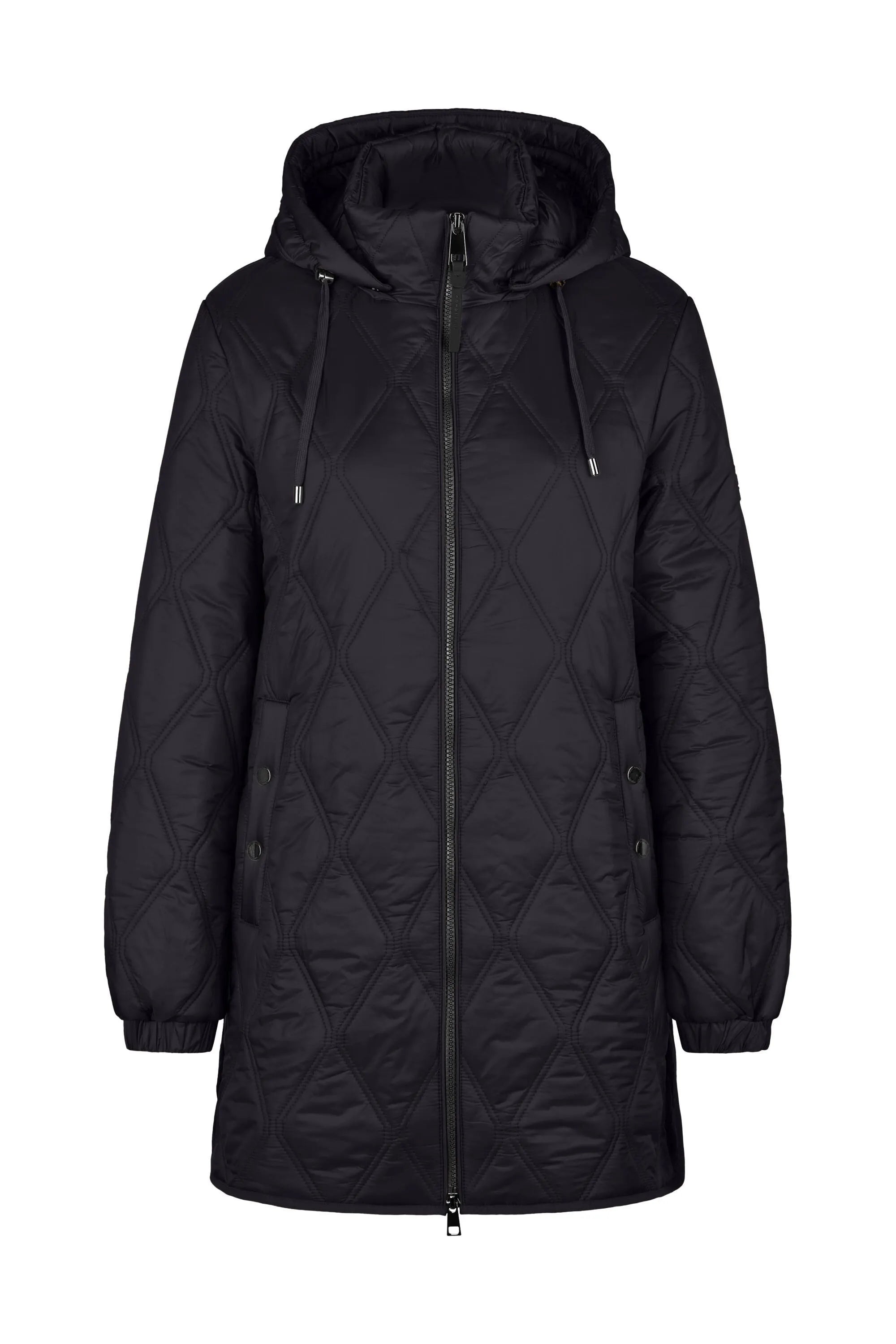 Sandwich-Steppjacke mit Kapuze