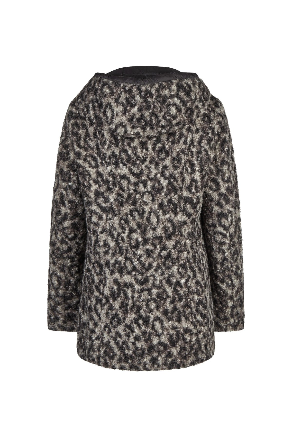 Wolljacke mit Kapuze