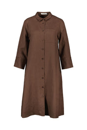 Leinenkleid Midi