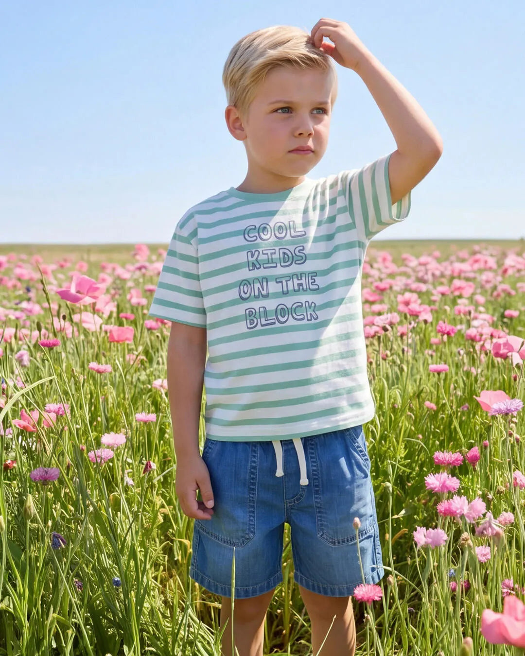 Jeansbermudas