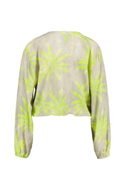 Bluse floral aus Viskose