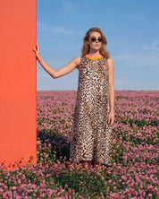 Freizeitkleid Mini im Leoprint